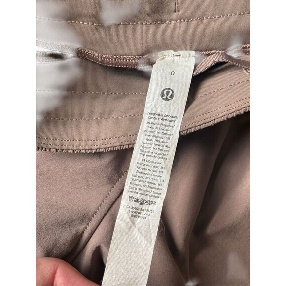 Lululemon Swift Mid Rise Wide Leg Pants size 0 Blush Pink Taupetastic - Picture 7 of 14